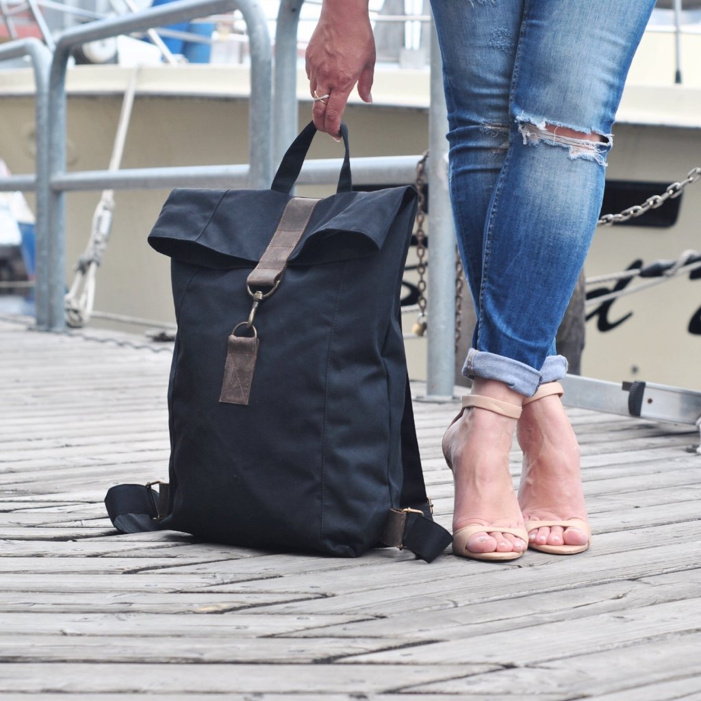 wanderrucksack segeltuch Segeltuch Rucksack BROOKLYN – Chanta Bags